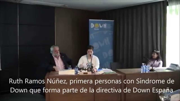 Ruth Ramos en la junta directiva de Down España