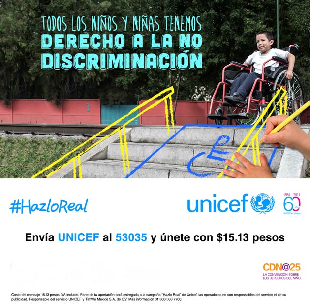 Campaña Unicef #Hazloreal