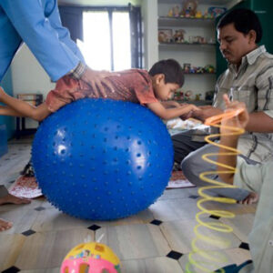 Una nueva oportunidad para los niños con parálisis cerebral de Anantapur