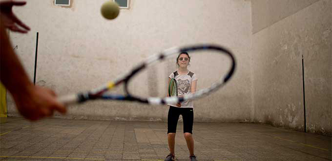 En Argentina, los ciegos también juegan tenis