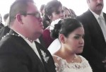 Novios en la boda