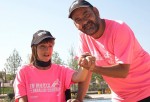 Jose Corbacho con joven Noe Gaya, una chica con parálisis cerebral adquirida.
