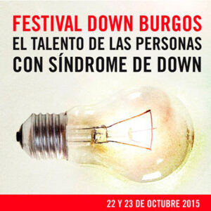 Poster del Festival Down Burgos.