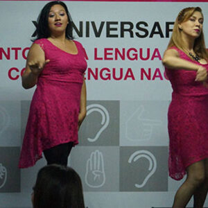Teatro en señas mexicanas.